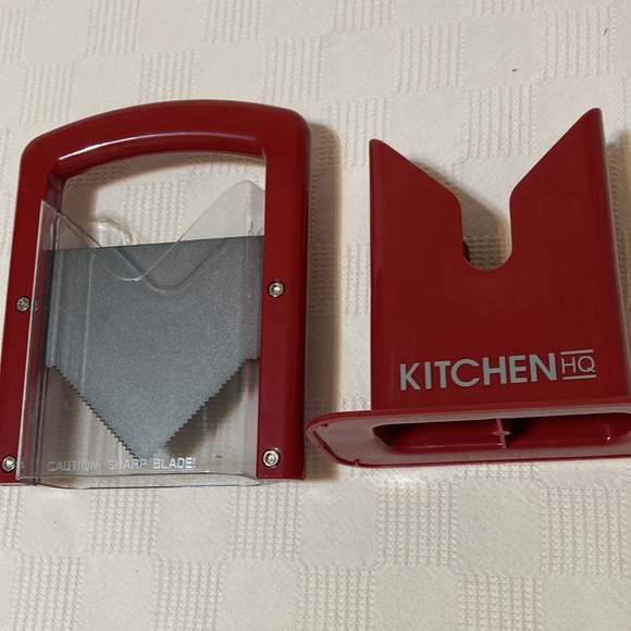 KITCHEN HQ BRAND NEW RED BAGEL SLICER - Picture 3 of 11